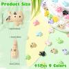 KitBeads 45Pcs 9 Colors Cat Shape Beads Colorful Little Kitten Pet Animal Beads for Bracelets Necklaces Earrings Jewelry Making Crafts Bulk view 2