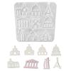 Easy Demold Castles Jewelry Mold Silicone for Accessories Elegant Earrings Pendants Making Mold view 1