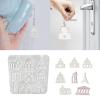 Easy Demold Castles Jewelry Mold Silicone for Accessories Elegant Earrings Pendants Making Mold view 2