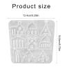 Easy Demold Castles Jewelry Mold Silicone for Accessories Elegant Earrings Pendants Making Mold view 3