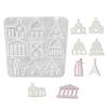 Easy Demold Castles Jewelry Mold Silicone for Accessories Elegant Earrings Pendants Making Mold view 4