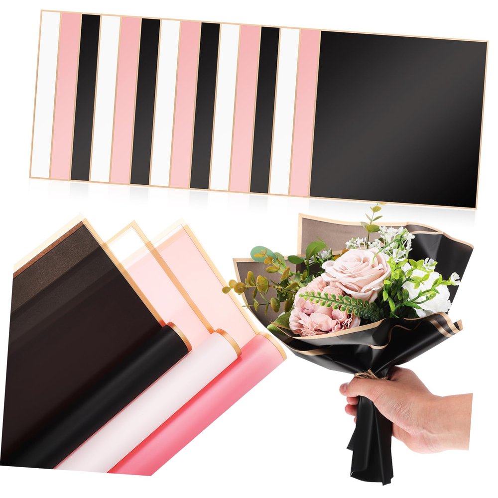 ERINGOGO Flower Bouquet Paper Wrap 60 Sheets Waterproof Floral Wrapping Paper Set
