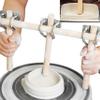 Clay Pottery Ball Open Tool, Adjustable Pot Base Thickness, Pottery Tools with Bottom Depth Set, Ball Opener Tool Creat Consistent Pot Bases Thickness, Bottom Setter Pottery Tool view 1