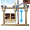 Clay Pottery Ball Open Tool, Adjustable Pot Base Thickness, Pottery Tools with Bottom Depth Set, Ball Opener Tool Creat Consistent Pot Bases Thickness, Bottom Setter Pottery Tool view 4