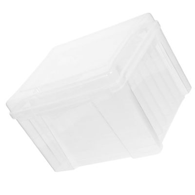 OHPHCALL Photos Organizing Box Adjustable Dividers Versatile Storage for Photos and Documents Compact and Lightweight Design for Easy Organization