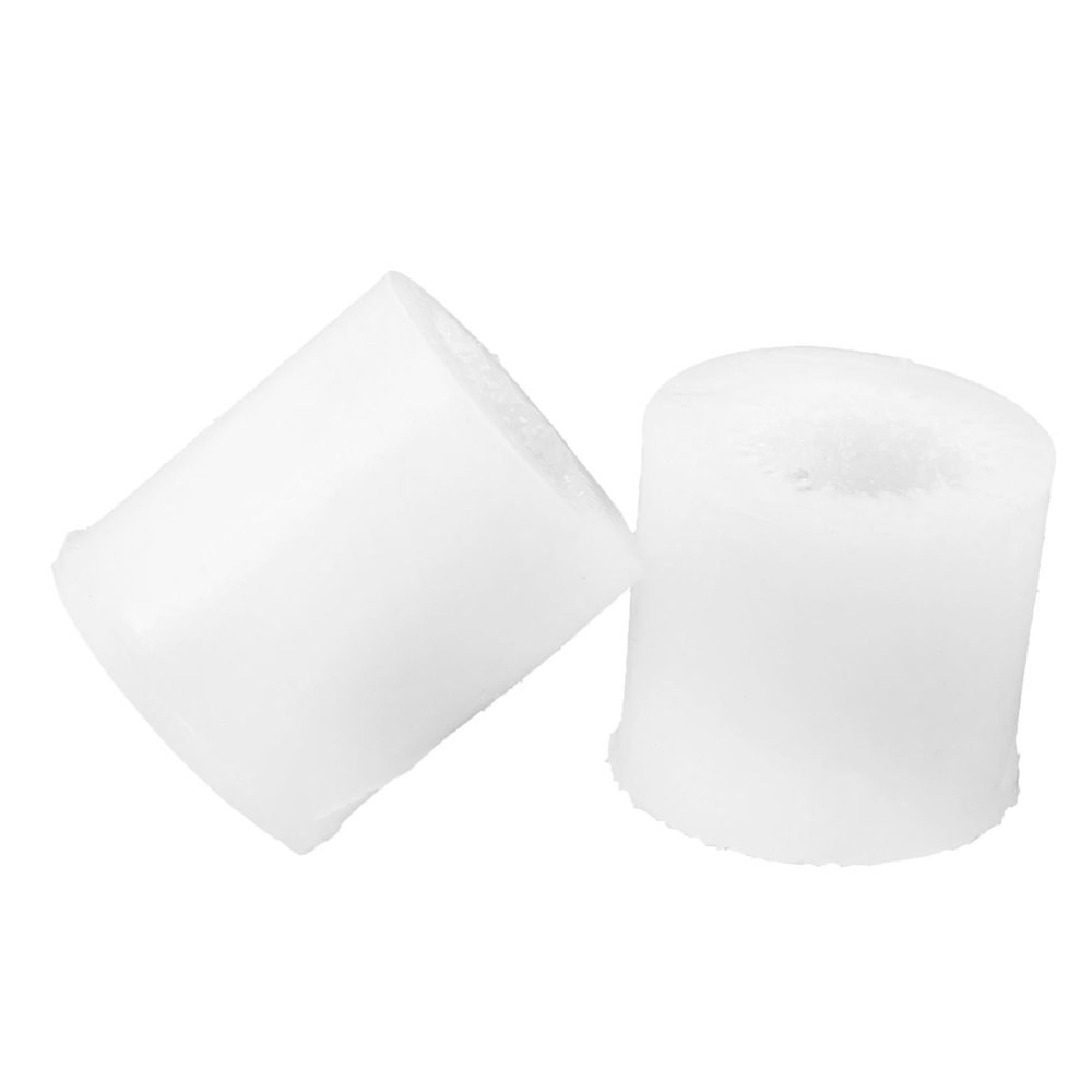 Gogogmee 2pcs Christmas Candle Molds Silicone Santa Hat Scented Candle Making Molds DIY Supplies