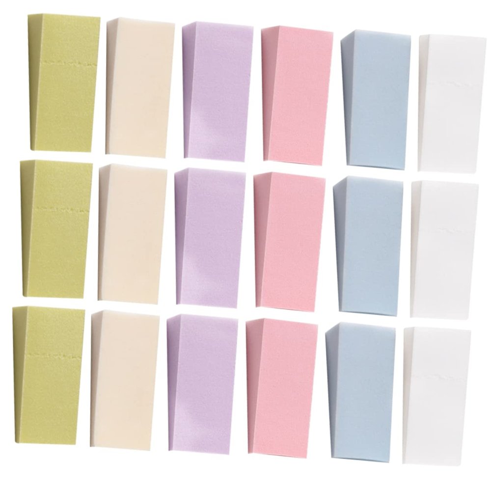 BIUDECO 48pcs Nail Art Sponges French Tip Sponges for Makeup Manicure Gradient Nail Set