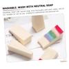 BIUDECO 48pcs Nail Art Sponges French Tip Sponges for Makeup Manicure Gradient Nail Set view 3