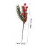 LIFKOME Christmas Pine Cones Berries Decorations 7pcs Pine Needle Bouquet Fake Berry for Home Decor view 2