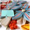 PLAFOPE Quilling Board with Pins and Winder Tool for Paper Crafting Lightweight and Compact DIY Paper Quilling for Beginners and Professionals Blue view 2