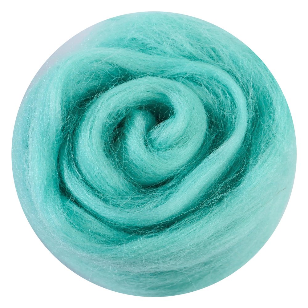 There are 170 Colors and 9 Shades Available This Woollen Yarn is Made of 100% Pure Wool Weighs 3.53oz(100 g) and issuitableformediumtolargeDIYneedlefeltingprojects (Cyan Tones, X1)