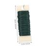 4 Rolls Floral Paper Wrapped Wire Flexible Garland Flower Arrangement Wire 35m/roll Florist for Use view 3