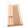 Uonlytech Wooden Spool Holder for Sewing Compact Thread Organizer for Quilting and Embroidery Prevents Thread Entanglement Practical Design for Home Sewing Supplies view 1