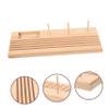 Uonlytech Wooden Spool Holder for Sewing Compact Thread Organizer for Quilting and Embroidery Prevents Thread Entanglement Practical Design for Home Sewing Supplies view 4