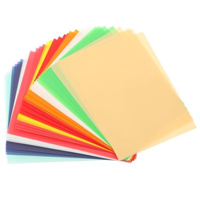 BATHVEVE 40PCS Colorful Tracing Paper Set DIY Crafting Engineering Drawing and Calligraphy Assorted Colors for Art Projects and Design