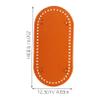 ARTIBETTER 1set Handmade Crochet Artificial Leather Shaper Versatile Weaving Bottom for Handbag for Knitting Creations and Materials view 2