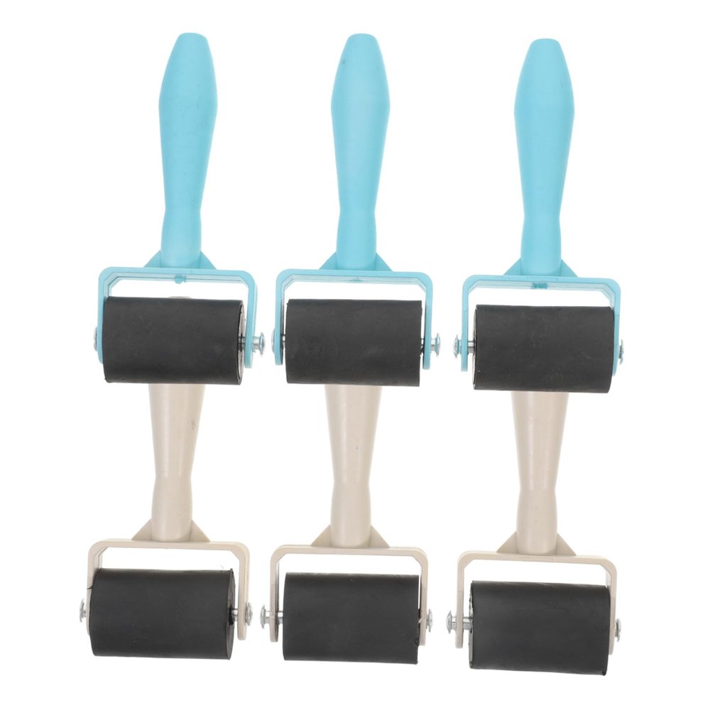 HOLIDYOYO 6pcs Quality Printmaking Ink Roller Rubber for Stamping Roller Tool for Printmaking Safe for Boys and Girls