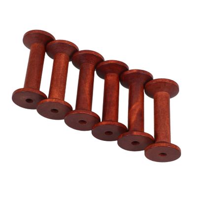 STOBOK 6pcs Vintage Spool Holder for Yarn Spools Sewing Machine Bobbin Knitting Yarn Embroidery Thread Home Weaving Storage Dispenser