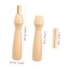 Uonlytech 10pcs Wooden Punch Needle Handles Replacement Versatile Felting Tool for Needle Poking for Crafting DIY Projects and Wool Work view 2