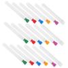 Uonlytech 60pcs Transparent Needle Storage Tube Portable Sewing Needle Case for Organizing Embroidery Hand Sewing Durable Plastic Holder for Crafts and DIY Projects view 1