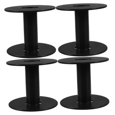 Zerodeko 4pcs Automotive Wire Spools of Empty Plastic Spools for Wire Winding Craft Thread Organizers