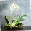 DIYEAH 2sets Flower Arrangement Holder Flower Frog Grids Arranger Insert Suction Cup Holders for Vase Home Decor 2pcs*2 view 2