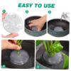 DIYEAH 2sets Flower Arrangement Holder Flower Frog Grids Arranger Insert Suction Cup Holders for Vase Home Decor 2pcs*2 view 3