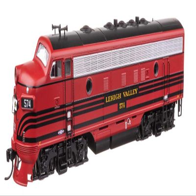 Walthers Mainline 910-11409 HO Scale EMD F7 A - Standard DC - Lehigh Valley #574