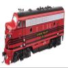Walthers Mainline 910-11409 HO Scale EMD F7 A - Standard DC - Lehigh Valley #574 view 1