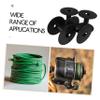 FUNOMOCYA 4pcs Plastic Wire Winding Spools for Crafting and Embroidery Small Thread Organizers for Crochet and Ribbon Management Sturdy Design for Easy Storage view 3