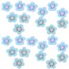 NUOBESTY 50pcs Resin Flower Charms for Hair Clips and Crafts Tiny Flower Embellishments for Creative Projects and Decorations view 1