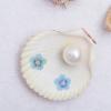 NUOBESTY 50pcs Resin Flower Charms for Hair Clips and Crafts Tiny Flower Embellishments for Creative Projects and Decorations view 4