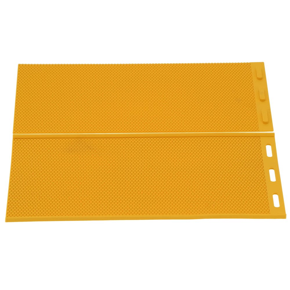 Beeswax Press Mold, 5.4mm Rubber Comb Foundation Sheet Yellow Beekeeping Accessory, Raised Pattern Press for Other Products