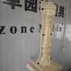 Decorative Roman Pillar Concrete Baluster Mold, 27.6 inch Garden Column Cast Mold, White view 4