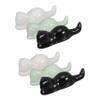 Angoily 6pcs Ceramic Cat Pen Holder Stand for Sumi Brush Calligraphy Writing Brush Rack Oriental Art Supply Unique Cat-shaped Design view 1