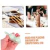 Angoily 6pcs Ceramic Cat Pen Holder Stand for Sumi Brush Calligraphy Writing Brush Rack Oriental Art Supply Unique Cat-shaped Design view 3
