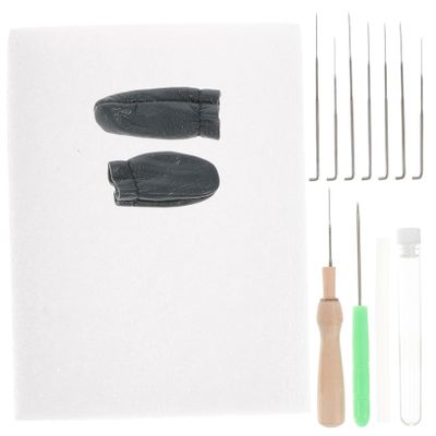 OSALADI 1set Wool Felt Needle Felting Craft Kit DIY Felting Needles Handmade Wool Crafts Tools