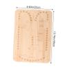 KALLORY Wooden DIY Bead Board for Jewelry Making Rosary Making Supplies Bead Mat Organizer view 2