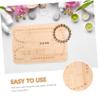 KALLORY Wooden DIY Bead Board for Jewelry Making Rosary Making Supplies Bead Mat Organizer view 4