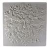 12" SQ. Deep .5" Greenman Texture Mold Glass Fusing view 2