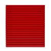 Wall Mounted Quilting Ruler Rack - 18 Slot Ruler Holder Organizer - Made in USA (Red) view 1