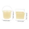 Holibanna 2pcs Compact Paint Brush Washer Portable Watercolor Palette Brush Holder Cleaning Bucket Handle view 4