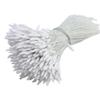 LKXHarleya 1480PCS Matte Pointed Core Stamen, Single Head Floral Stamens for Flower Making Wedding Scrapbook Decoration DIY Crafts Accessories, White view 1