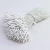 LKXHarleya 1480PCS Matte Pointed Core Stamen, Single Head Floral Stamens for Flower Making Wedding Scrapbook Decoration DIY Crafts Accessories, White view 3