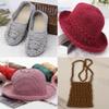 250 g/8.82 Ounces Summer Sun Hat Yarn Ice Silk Yarn Hand Knitting Tread Crochet Bags Thread (Red) view 3