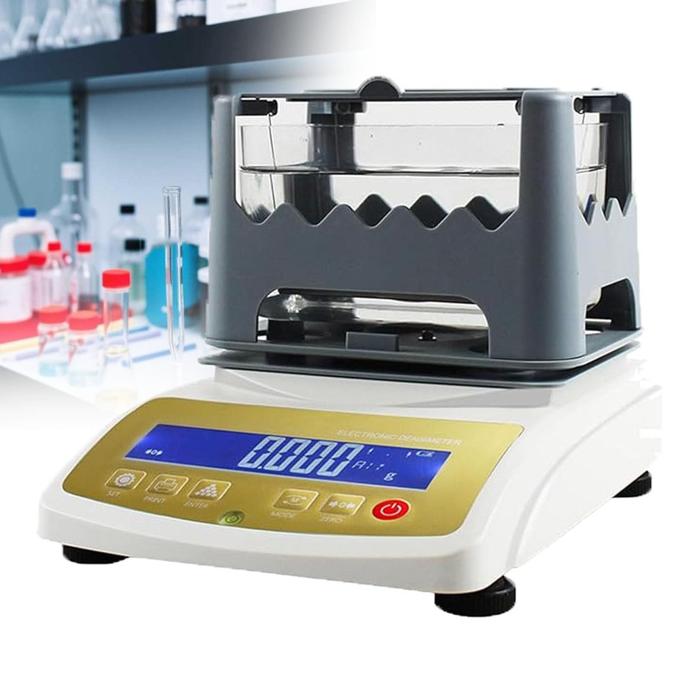 Electronic Solids Density MeterHigh Accuracy Digital Solid Densimeter,Digital Solid Density Tester,Meter Digital Density Meter,Goldsmith Workshop Instruments,XF-120K