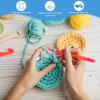 2 Pack Soft T-Shirt Yarn for Crochet, T Shirt Yarns for Crocheting Crafts, Bags, Basket, Coaster, Tshirt Yarns - 800 G/260 Yds with 1 Crochet Hook (2, Ginger Color) view 3