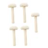 OFFIGAM 5pcs Art Printmaking Tools Wooden Mushroom Roller Set Mushroom Pattern Decoration Painting view 1