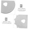 OFFIGAM 10pcs Quilting Cutting Blades Replacement Rotary Cutter Blades for Skip Rotary Cutter for Sewing Craft Quilting view 4