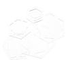OSALADI 5pcs Acrylic Quilting Templates Hexagon for DIY Patchwork Projects Sewing Ruler for Cutting Crafting Quilting and Sewing Enthusiasts view 1